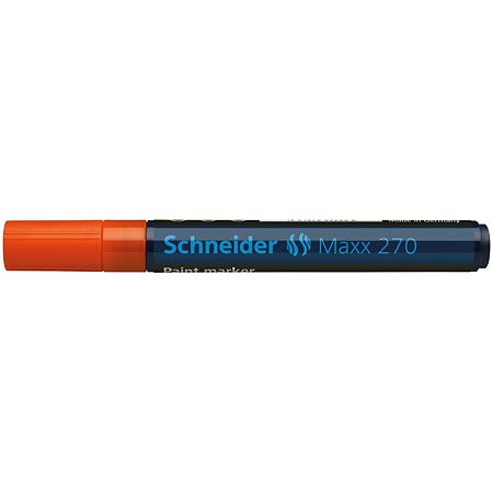 Marker cu vopsea Schneider 270, 1-3 mm, portocaliu Marker cu vopsea Schneider 270, 1-3 mm, portocaliu
