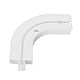Cot final sina tavan SH1, stanga / dreapta, PVC, alb, 1 canal 