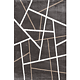 Covor modern  Sintelon Creative 12 GWG, poliester, model cu forme geometrice, alb, bej, gri, 160 x 230 cm 