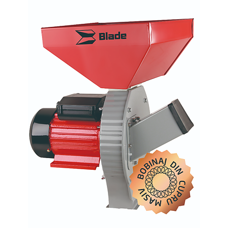 Moara electrica pentru cereale si furaje, Blade model A, 2.7 kW, 200 kg/ora