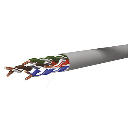 Cablu UTP cat5E Emos, 4 perechi, 24 AWG, nemufat, rola 305 m