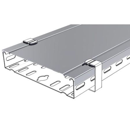 Capac jgheab metalic ranforsat Metaksan, 600 x 15 x 1 mm