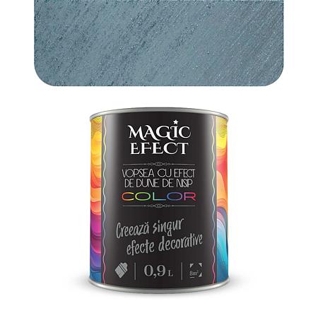 Pachet vopsea efect decorativ Magic Efect Dune Sapphire Sky 15, pe baza de apa, 1 + 1 gratis, pensula inclusa