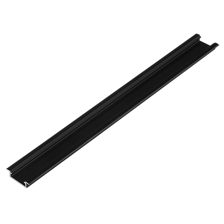 Profil aluminiu banda LED LL-03, incastrat, negru, 16 x 3000 mm