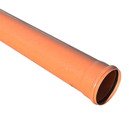 Teava PVC SN2 Valplast, canalizare exterioara, cu mufa si garnitura, diametru 200 mm, 6 m