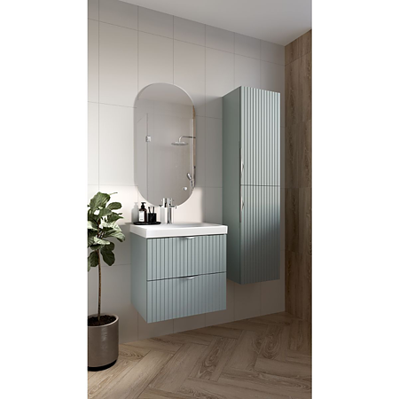 Dulap baie Cersanit Tirso, suspendat, MDF, fiord, 40 x 30 x 160 cm