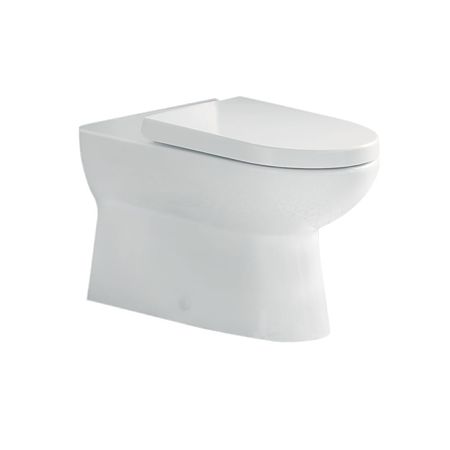  Vas WC + capac Menuet Bella 18800-w, evacuare laterala, alb, 390 x 545 x 360 mm