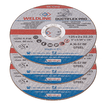 Disc debitare Ductiflex Pro, inox, 125 x 2 mm