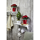 Ghiveci SK Starlight, ceramica, argintiu, diametru 14 cm, 13 cm