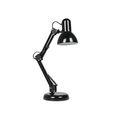 Lampa birou Colinezza, halogen, metal, 1 x E27, negru, 53 x 15.5 cm