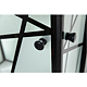 Cabina de dus Sanotechnik Deco Black 2, dreptunghiulare, sticla 5 mm, Easy-Clean, profile aluminiu negre mate, cu hidromasaj, 120 x 80 x 215 cm