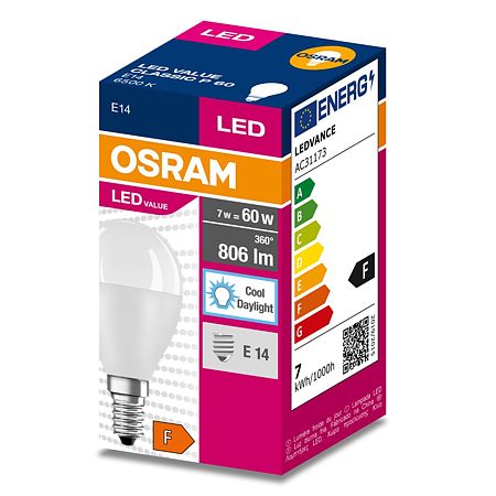Set Bec LED CLP60 Osram, para, E14, 8 W, 806 lm, lumina neutra 4000 K