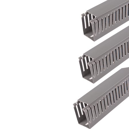 Canal slitat pentru cabluri, 40 x 60 mm, 2 m gri Canal slitat pentru cabluri, 40 x 60 mm, 2 m gri