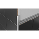 Profil de colt exterior SET S53 BLK, pentru gresie/faianta, aluminiu, negru, rotund, 10 mm x 2.5 m