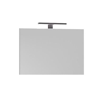 Set mobilier suspendat baie Badenmob Seria 054, baza + lavoar + oglinda, alb