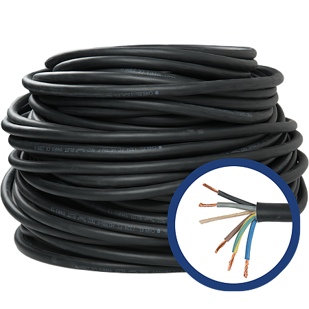 Cablu electric H07RN-F 5 x 2,5 mmp