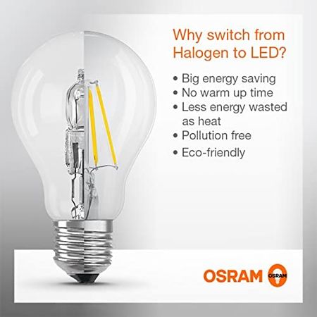 Bec LED Osram CLA75, para, E27, 7.5 W, 1055 lm, lumina calda, 2700 K