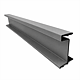 Profil Gola PLS 8401, orizontal/vertical, gri, 3 m