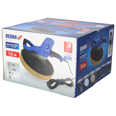 Masina de slefuit tencuiala Dedra DED7767, 710W, 390 mm, 110 rpm