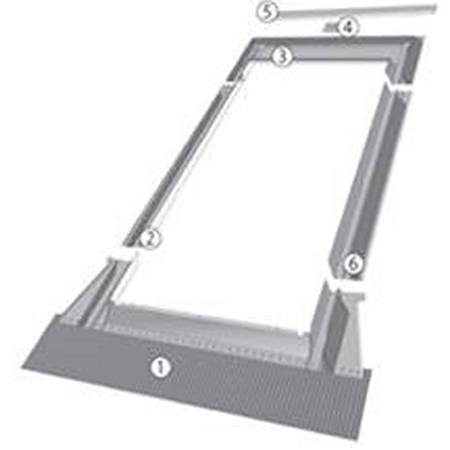 Fereastra pentru mansarda Fakro FTS-V U2, 66 x 118  cm, lemn de pin, montaj 15 - 90°