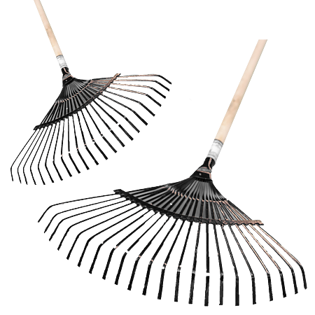 Grebla frunze Evotools, dinti flexibili, cu coada Grebla frunze Evotools, dinti flexibili, cu coada