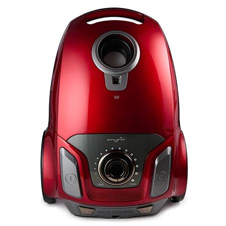 Aspirator cu sac Myria MY4538, 750 W, rosu/negru