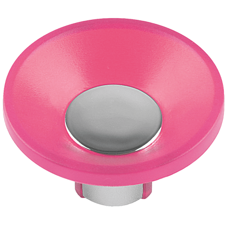 Buton cupa Teko 8144, plastic, roz, 48 mm