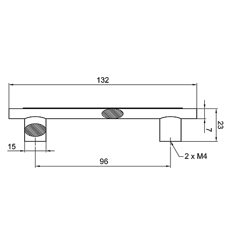 Maner Sedef Seria B cires 96 mm Maner Sedef Seria B cires 96 mm