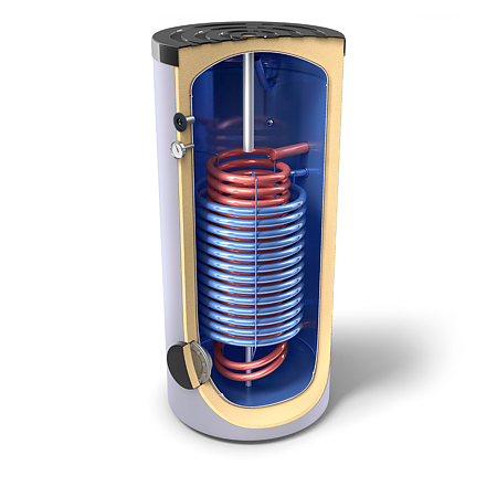 Boiler termoelectric pentru apa calda menajera Tesy EV 13S 17S 300 65, 300 l, 2 serpentine, 112 kg
