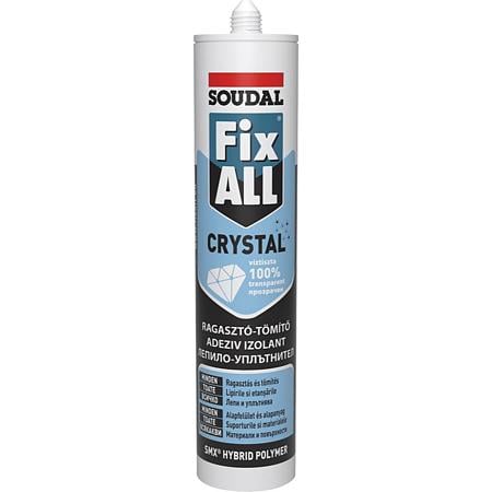 Adeziv izolant Soudal  Fix All Crystal, 290 ml  