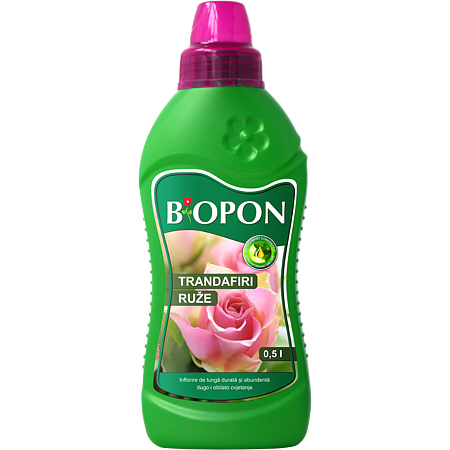 Ingrasamant Biopon, pentru trandafiri, 0,5 l
