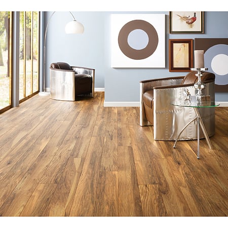 Parchet laminat 12 mm Kronospan Atlantic 8155 Appalachian Hickory, nuanta medie, stejar, clasa de trafic 33, 1 click 2 go, 1285 x 192 mm