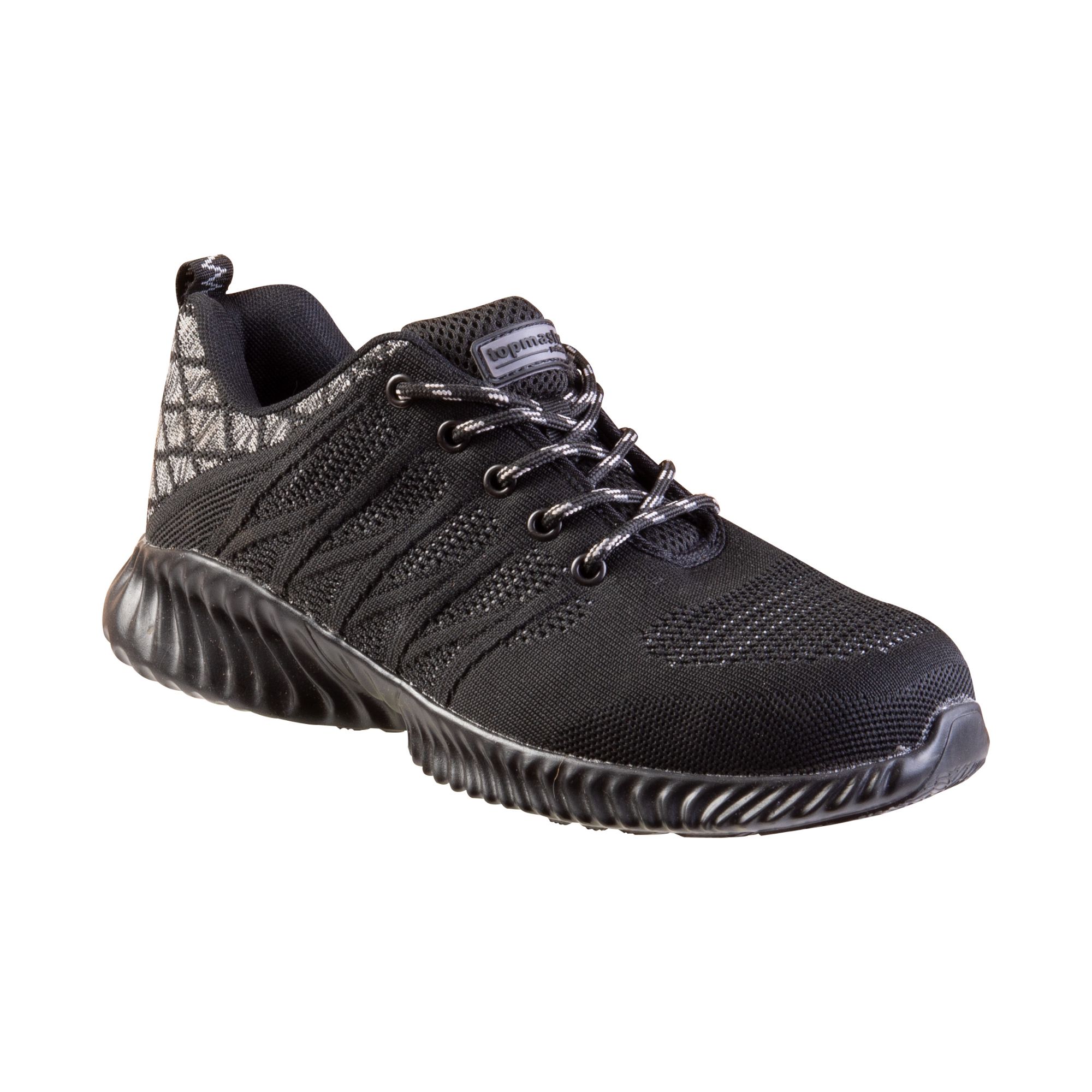 Pantofi De Protectie Cu Bombeu Metalic Topmaster Tmp S1, Negru, Marimea 44