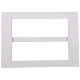 Rama decor 12 module (6+6) System, Gewiss GW22508, alb