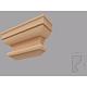 Capitel pentru pilastru FP704, polistiren EPS100 + mortar, 250 x 110 x 280 mm