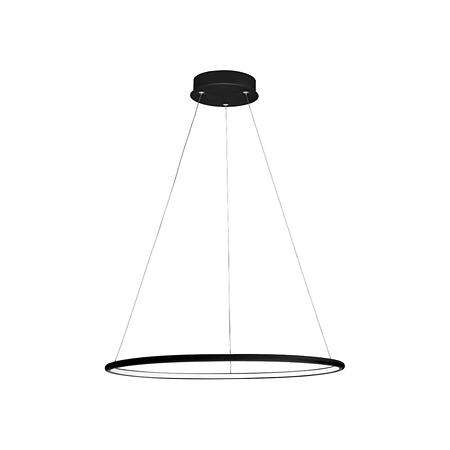 Lustra led Orion, 22 W, negru, inaltime 90 cm