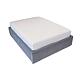 Cearsaf de pat cu elastic Somnart, bumbac, alb, 140 x 200 cm