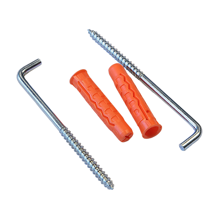 Diblu MQ, 10 x 50 mm, cu carlig tip L, 6 x 100 mm, 2 BUC