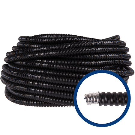 Copex metalic spiralat cu izolatie PVC, D 16 mm, 320N, rola 50 m