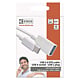 Cablu de date USB A 3.0 - USB C 10 Gbit/s, pvc, alb, 15 cm