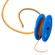 Sfoara din polipropilena, tip cordelina, multicolora, 4 mm