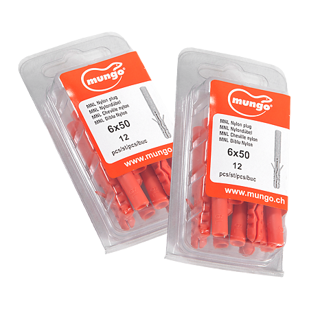 Diblu MNL, nylon, 6 x 50 mm, 12 BUC