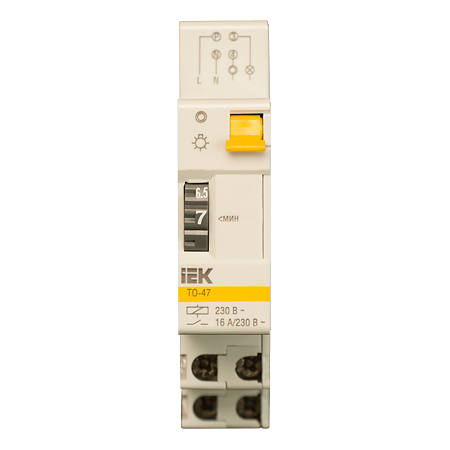 Temporizator iluminat, iEK, TO-47, 16 A, 230 V