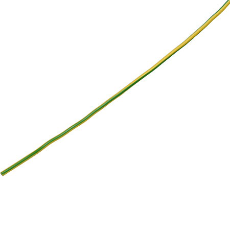 Conductor electric unifilar FY H07V-U, izolatie PVC, 1.5 mmp, 1500 m, verde-galben