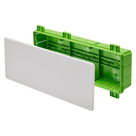 Doza derivatie gips carton Gewiss GW48009PM, technopolimer, verde, 480 x 160 x 75 mm 