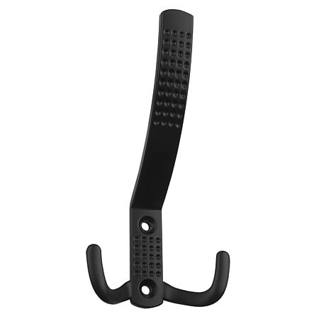 Cuier metalic Noktali mare 506-B Teko, aluminiu, negru mat, 128 x 68 mm