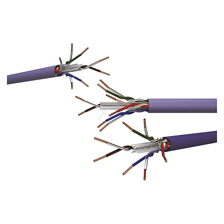 Cablu UTP cat6E Emos, 4 perechi, 24 AWG, nemufat, rola 305 m