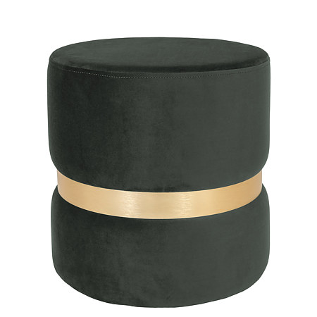 Taburet Ring, inel auriu, stofa gri petrol H49, rotund, 38 x 38 x 40 cm Taburet Ring, inel auriu, stofa gri petrol H49, rotund, 38 x 38 x 40 cm