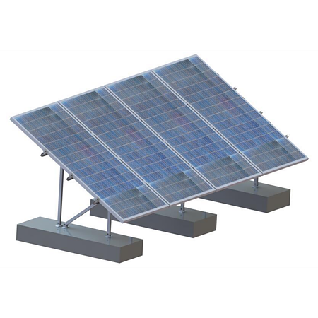 Suport panouri fotovoltaice Comtec Flat 30, aluminiu, gri, 6 piese/set