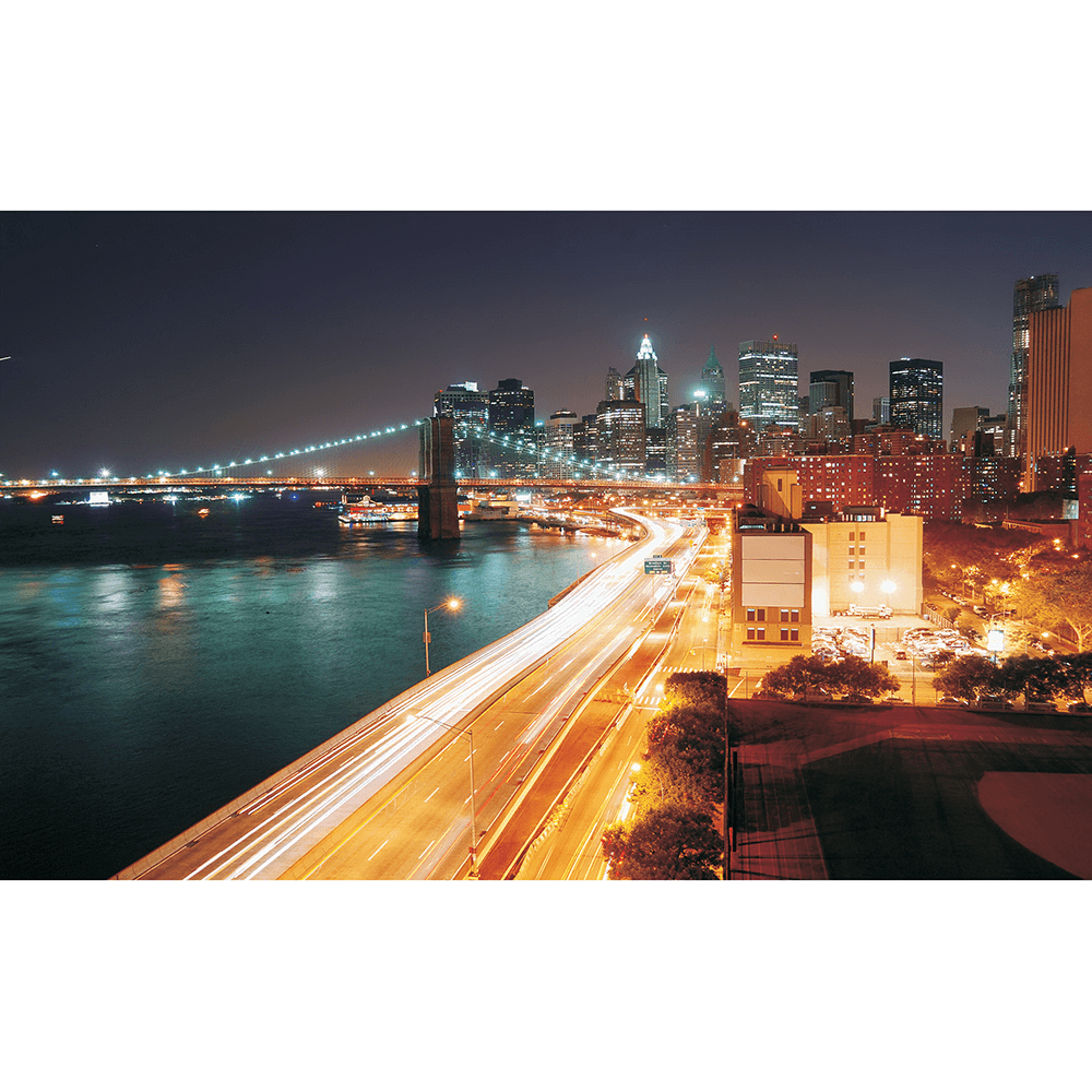 Fototapet duplex Night Light City 8-019, 368 x 254 cm
